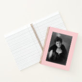 Schwarze Frau mit Schlange Notizblock (Innenseite)