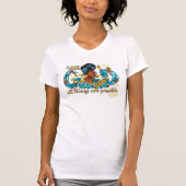 Schwarze Frau mit spiritueller Anmut T-Shirt (Vorderseite)