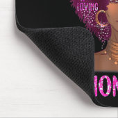 Schwarze Frau Mutter Leben Mutter afroamerikanisch Mousepad (Ecke)