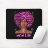 Schwarze Frau Mutter Leben Mutter afroamerikanisch Mousepad (Mit Mouse)