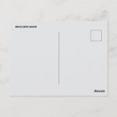 Schwarze Frau nach Rollerskate Disco Postkarte (Rückseite)