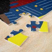 Schwarze Frau, natürliches Haar, Stammesgeschichte Puzzle (Seite)