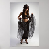 Schwarze Frau Poster (Vorne)