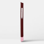 Schwarze Frau, Rotes Afro, Poppingrosa Bubblegum Case-Mate iPhone Hülle (Rückseite / Links)