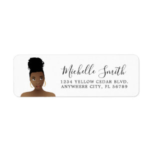 Schwarze Frau, Schönheit der natürlichen Haare, To