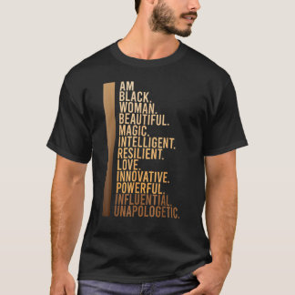Schwarze Frau Schwarze Geschichte Monat Gebildet S T-Shirt