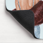 Schwarze Frau sei glamourös Mousepad (Ecke)