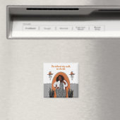 Schwarze Frau, sie glaubte, sie könnte, also tat s Magnet (In Situ (Geschirrspüler))