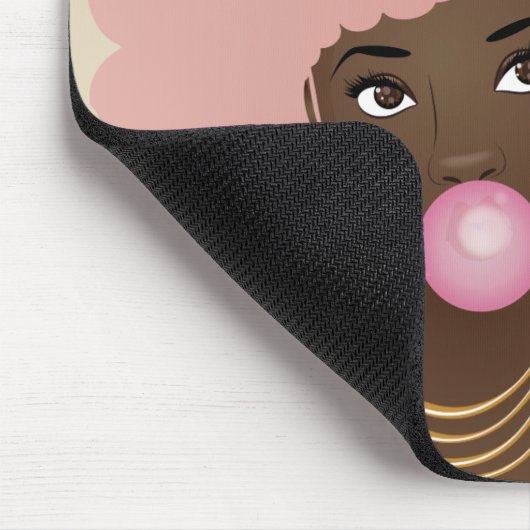 Schwarze Frau, sie glaubte, sie könnte das, also t Mousepad (Ecke)