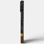 Schwarze Frau sieht nach unten | Stammesnäkel Case-Mate iPhone Hülle (Rückseite / Links)