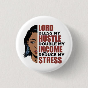 Schwarze Frauen Afrikanische Melanin-Frauen Button