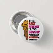 Schwarze Frauen Afrikanische Melanin-Frauen Button (Vorne & Hinten)