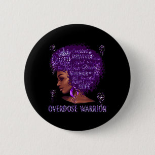 Schwarze Frauen Afro Afrikanische Überdosierung Kr Button