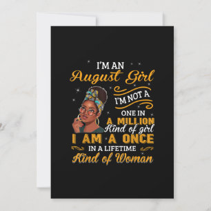 Schwarze Frauen August Geburtstagsgeschenke Ich Bi Einladung