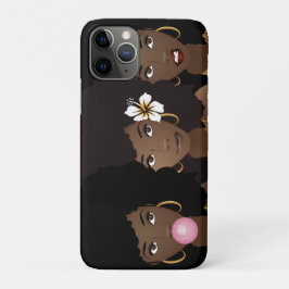 Schwarze Frauen, Bubblegum und Blume | LILA Case-Mate iPhone Hülle