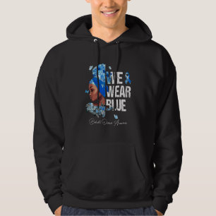 Schwarze Frauen, die wir blaue Behcet-Krankheitswa Hoodie