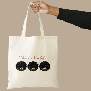 Schwarze Frauen feiern die Afro Tote Tasche