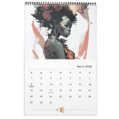 Schwarze Frauen feiern: Ein künstlerischer Kalende Kalender (Mär 2026)