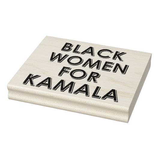SCHWARZE FRAUEN FÜR KAMALA GUMMISTEMPEL (Stempel)