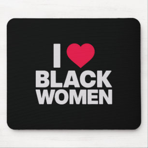 Schwarze Frauen Geschenk Herz Schwarze Frauen Schw Mousepad