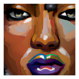 Schwarze Frauen inspirieren positive schwarze Köni Poster