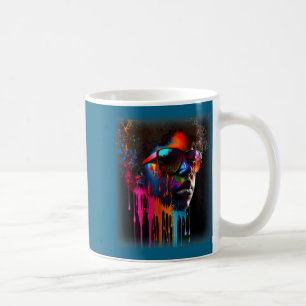 Schwarze Frauen Königin Melanin tropfende Kunst sc Kaffeetasse
