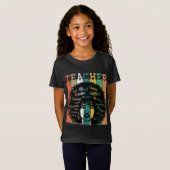 Schwarze Frauen Lehrerin Afro Retro Schwarze Gesch T-Shirt (Vorne ganz)