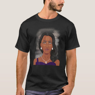 Schwarze Frauen Melanin Girl Internationaler Fraue T-Shirt