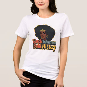 Schwarze Frauen, mutige Geschichte Tri-Blend Shirt