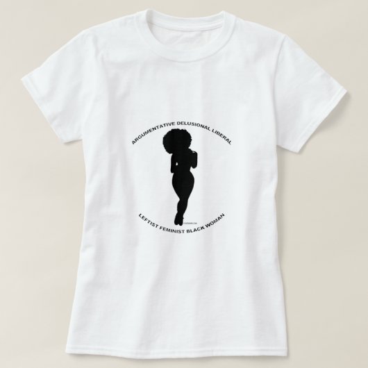 SCHWARZE FRAUEN NACH...  T-Shirt (Design vorne)