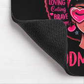 Schwarze Frauen Patentante Mutter afroamerikanisch Mousepad (Ecke)