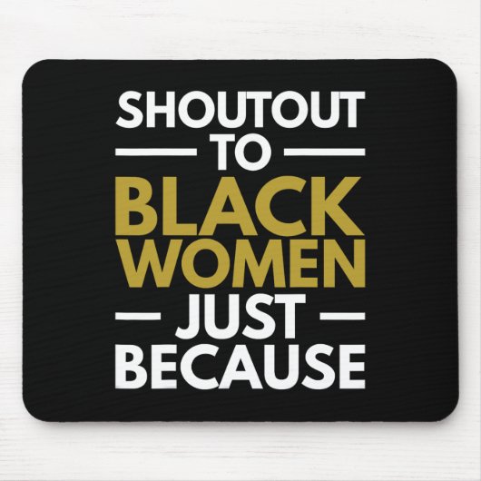 Schwarze Frauen Schwarzer Pride Melanin 2024 Mousepad (Vorne)