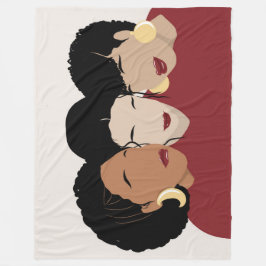 Schwarze Frauen, Schwesternfreunde Fleecedecke