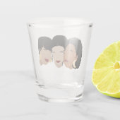 Schwarze Frauen, Schwesternfreunde Schnapsglas (Rückseite)