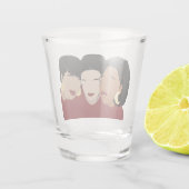 Schwarze Frauen, Schwesternfreunde Schnapsglas (Rückseite)