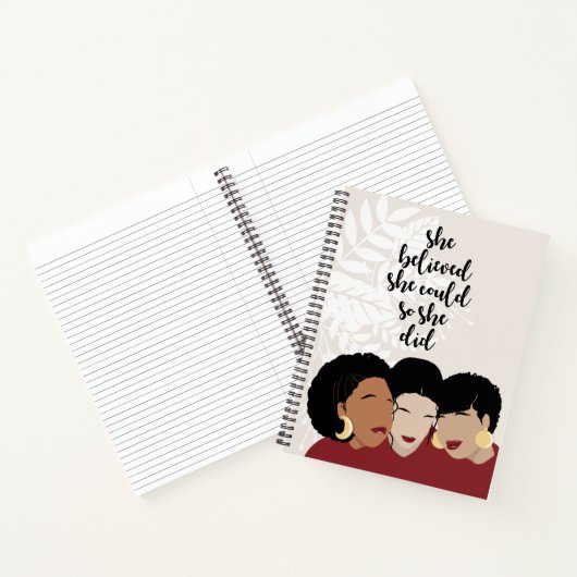 Schwarze Frauen, Schwesternfreunde, von denen sie  Notizblock (Innenseite)