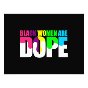 Schwarze Frauen sind dope Black Pride History Fotodruck