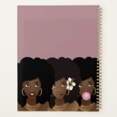 Schwarze Frauen, Squad Goals, natürliche Schönheit Planer (Rückseite)