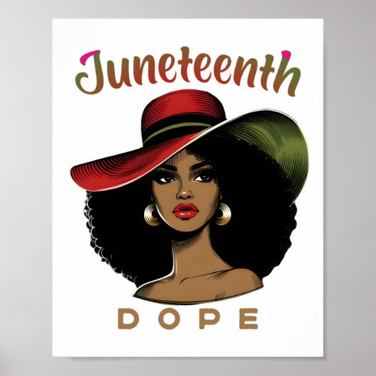 Schwarze Frauen unentschuldbar Medikamente Junetee Poster (Vorne)