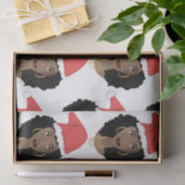 Schwarze Frauen, Weihnachten-Weihnachtsmannmützen Seidenpapier (Geschenk)