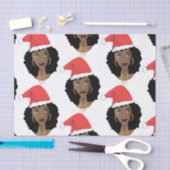 Schwarze Frauen, Weihnachten-Weihnachtsmannmützen Seidenpapier (Handwerk)