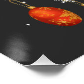 Schwarze Frauen Weihnachts-Melanin-Schwestern Poster (Ecke)