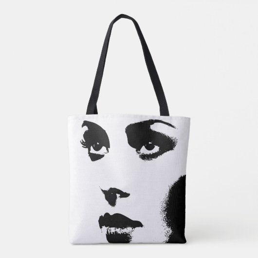 Schwarze Fraueneigenschaften Tasche (Rückseite)