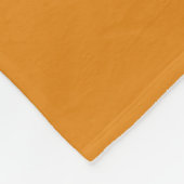 Schwarze Frauenschrift Herz Christlich Orange Fleecedecke (Ecke)