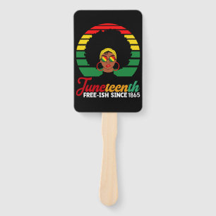 Schwarze Freiheit Free Ish Seit 1865 Juneteenth Fächer