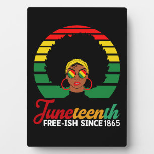 Schwarze Freiheit Free Ish Seit 1865 Juneteenth  Fotoplatte
