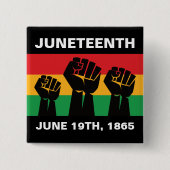 Schwarze Freiheit Stolz auf die 19. Button (Vorderseite)