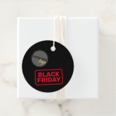 SCHWARZE FREITAG-VERKAUF ERMÄSSIGUNG LOGO PRICE TA GESCHENKANHÄNGER (Beispiel)