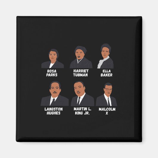 Schwarze Führer, die Afrikanisches Zeitalter der s Magnet (Vorne)