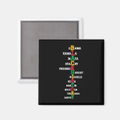 Schwarze Führer im Monat der Schwarzen Geschichte Magnet (Vorderseite/Rückseite)